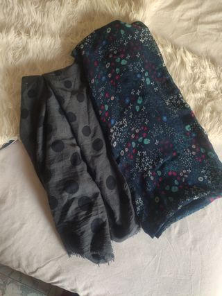 2 pañuelos cuello mujer
