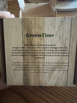 Orologio Uomo legno
