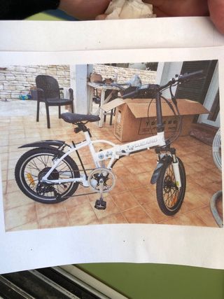 Bicicleta electrica plegable NUEVA
