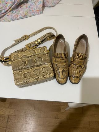 Conjunto bolso y zapatos