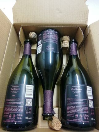 3 BOTTIGLIE VUOTE DOM PERIGNON LUMINUS