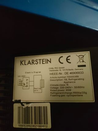 Mini nevera Klarstein