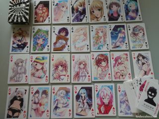 BARAJA DE CARTAS DE PÓKER. CHINA. MANGA MUJERES JÓ