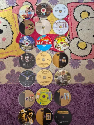 Lote 58, películas dvd solo disco 6 x 5 euros