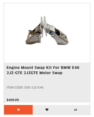 Soportes motor 2jz bmw e36 e46