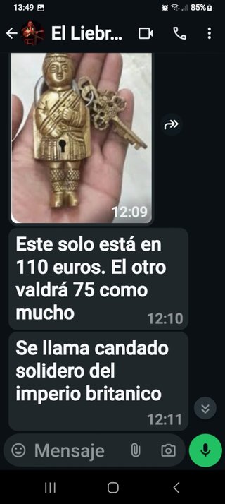Candados británicos bronce  antiguo