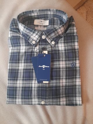 Camisa cuadro tartan Alvaro Moreno niño