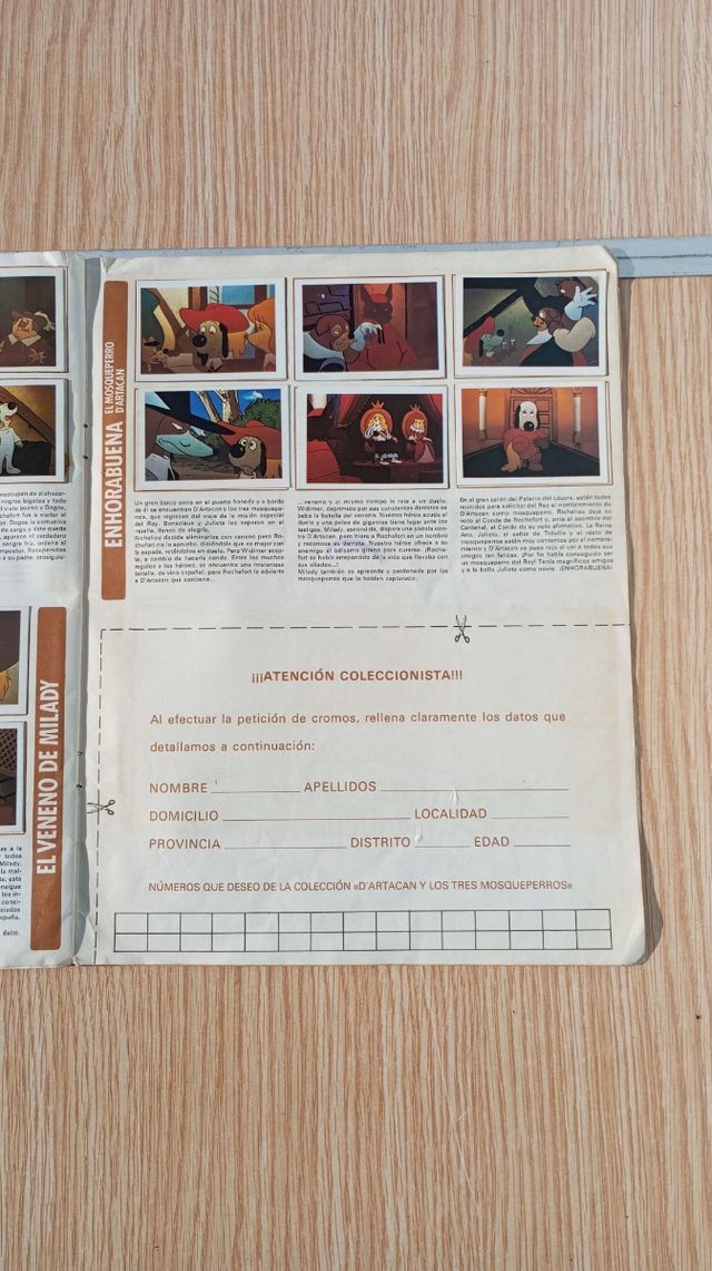 Libro de cromos completo de 1981
