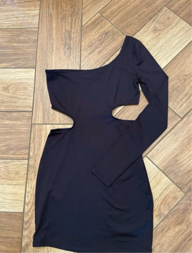 Mini abito nero Bershka