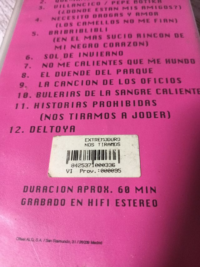 Extremoduro - en directo (cinta VHS)