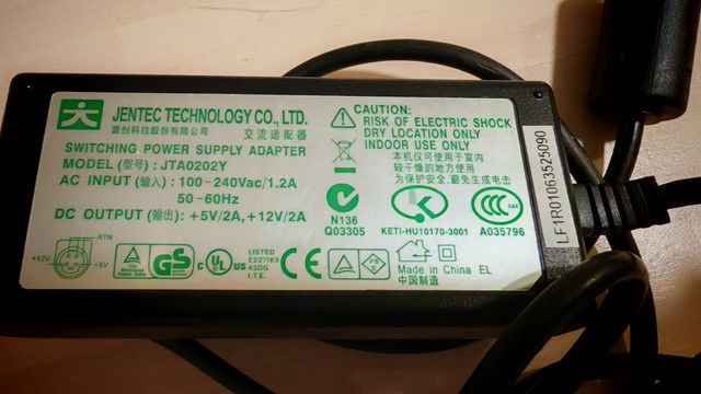 JENTEC Adaptador de corriente para portatil pc