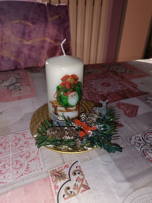 Piattino Natalizio in ceramica