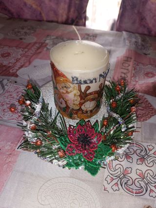 Piattino Natalizio in ceramica