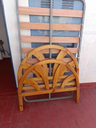 Cama 105 con somier sin largueros