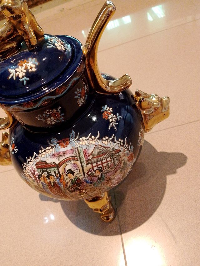 JARRON DINASTIA CHINO DE PORCELANA