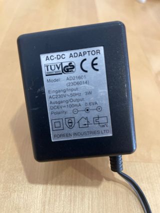 Adaptador tuv gs model: ad21601 por solo1€.