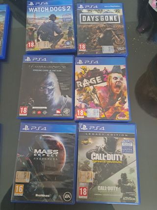 Giochi Ps4,2 joystick ps4 ,base ps4