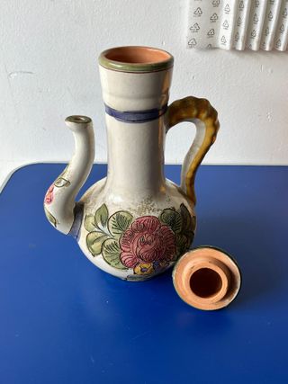 Teiera Vintage in Ceramica di Deruta