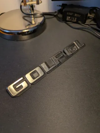 Logo Stemma VW Golf MK2 GL posteriore originale