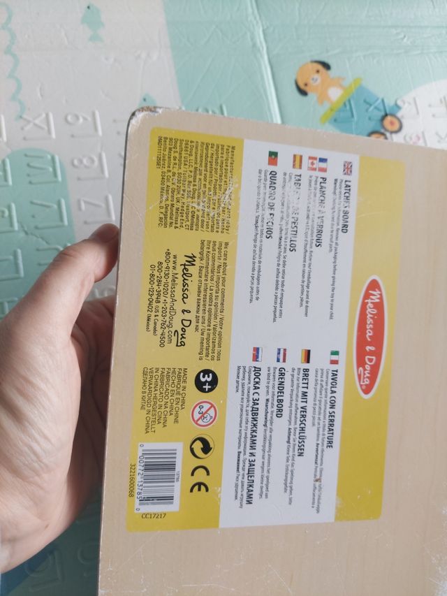 Tablero de actividades Montessori