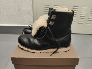 Botas UGG 45,5 Zapatos botines piel cuero XWZ 
