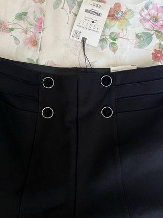 Legging botones terciopelo Zara Talla S