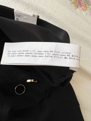 Legging botones terciopelo Zara Talla S