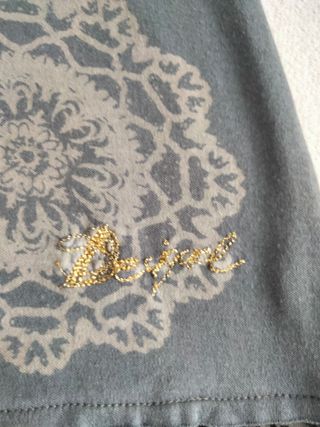 Falda estampada mujer