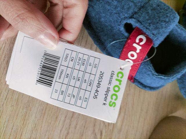 Crocs slippers Kids - azul jeans