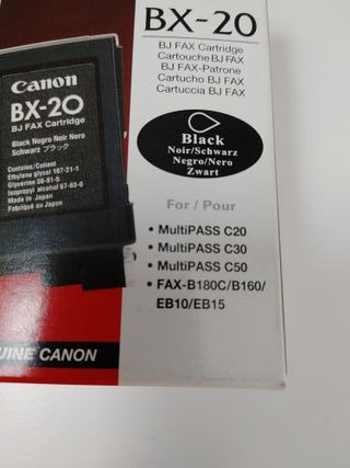 CARTUCHO - CANON - BX 20 - NEGRO