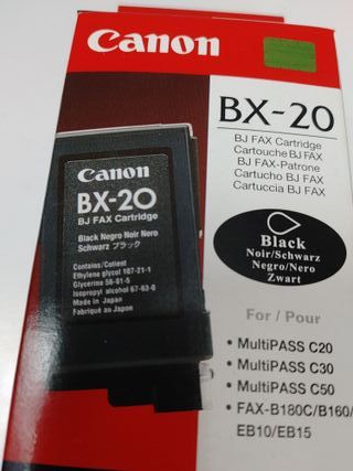 CARTUCHO - CANON - BX 20 - NEGRO
