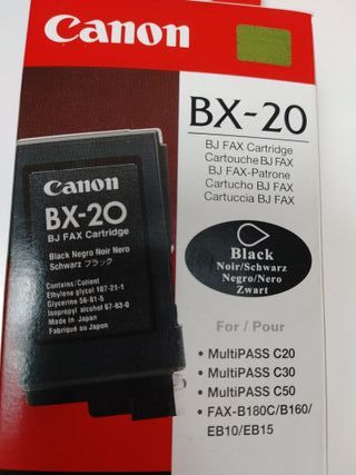 CARTUCHO - CANON - BX 20 - NEGRO