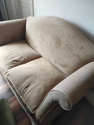 Sofa 2 plazas y 2 butacas