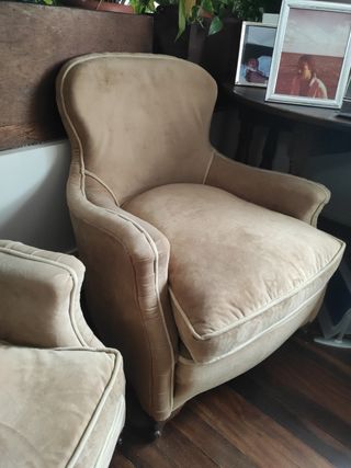 Sofa 2 plazas y 2 butacas