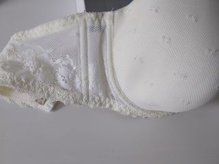 Sujetador natural tul bordado 100