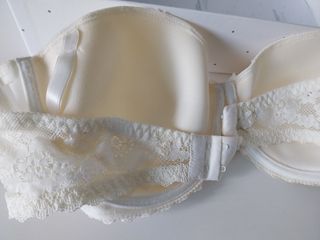 Sujetador natural tul bordado 100