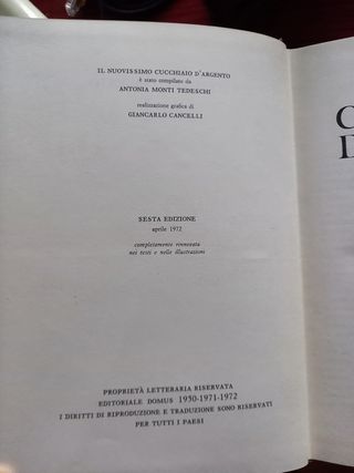 Il cucchiaio d'argento, edizione domus