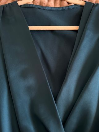 Camicia body verde ottanio