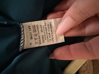 Camicia body verde ottanio