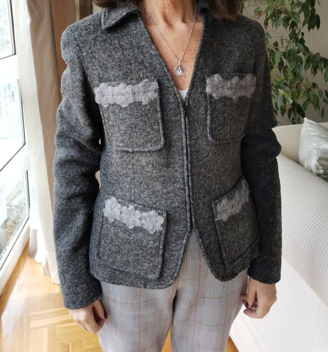 CHAQUETA DE LANA (Mujer)