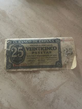 Billete antiguo