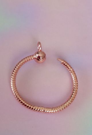 Colgante O para charms plata s925