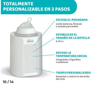 Calienta biberones esterilizador Chicco