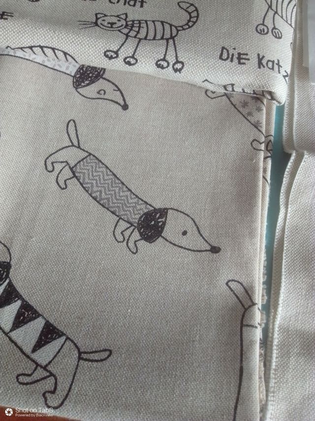 Tessuto in cotone 4 pezzi