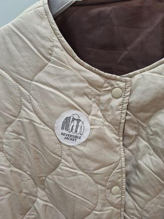 Abrigo mujer reversible XL NUEVa