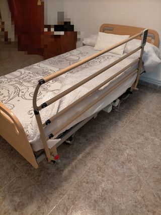 Cama articulada con carro elevador
