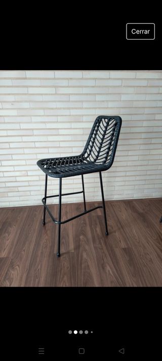 Lote de taburete bar diseño alto