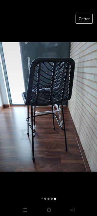 Lote de taburete bar diseño alto