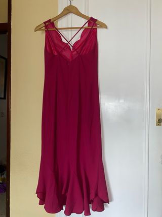 Vestido fiesta magenta