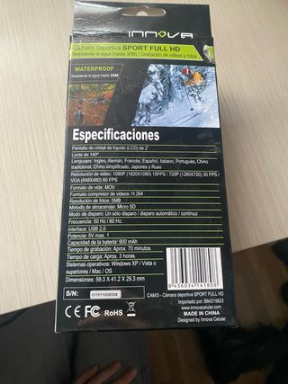 Cámara deportiva